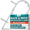 Vive Bastone massaggiante per schiena e collo, strumenti per massaggio ai punti trigger per alleviare il dolore e i muscoli, terapia con gancio per auto-massaggio per collo, spalle, supporto per il