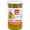 Baule volante Crema spalmabile biologica all'arancia e allo zenzero - composta di frutta dolcificata con purea di mele e sciroppo d'agave - Perfetta per colazione, spuntino e dessert