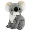 Keel Toys KEELECO - Peluche Koala, 18 cm, morbido ed ecologico, per neonati e bambini, 100% materiali riciclati, giocattolo durevole e lavabile, regalo per nascita o compleanno - animale in peluche grigio