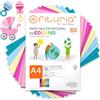 OFITURIA Fogli Colorati A4 80gr, 50 Fogli - Carta Hobby (Babyshower)