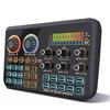 BONJUME Mixer Audio con Scheda Audio Live, Mixer DJ con Cambia Voce Interfacce Audio Multiple Effetti Sonori Fai da te e Mixer per Musica di Sottofondo TikTok Karaoke Gaming e Streaming Live