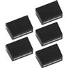 MAGICLULU 5 Pezzi Pomelli di Ricambio per Mixer Console, Tappi Fader in Gomma Nera, Manopole per Slider Fader 4mm, Operazione Regolare per Dj e Studio Audio
