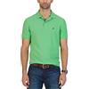 Nautica s/s Solid Deck Shirt Classic Fit Polo, Lama per Erba, L Uomo