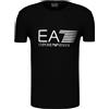 Emporio Armani T-Shirt EA7 Uomo Maglietta 3ZPT62 PJ03Z, Manica Corta, Girocollo, Veste Regolare (Nero, L)