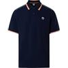 NORTH SAILS Polo Uomo in piqué di Cotone Organico con Motivo a Righe