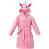KAKU NANU Vestaglia Unicorno Accappatoio Bambina Vestaglia Ragazza Pile 6 7 Anni Unicorno Bambina Regalo