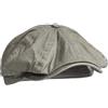 CIGPKLO Coppola Uomo Berretto da Strillone in Cotone Lavato Cappello Ottagonale con Punta Casual Vintage Berretti Solidi Visiera Gatsby Piatto edera(Khaki)
