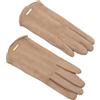 OZLCUA Guanti Donna Guanti da ciclismo donna, caldi, in tessuto scamosciato, antivento, sottili e resistenti, con touch screen, autunno inverno(Khaki)