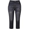 VPQILH Offerte Lampo del Giorno 3/4 Jeans Pantaloni Donna, Donna Capri Pinocchietto Estivi Casual Skinny Bermuda Jeans Vita Alta Pantalone Elasticizzati Denim Pantaloncini Push Up Moda 3/4 Denim Leggins