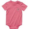 Carhartt Tutina unisex a maniche corte con tasca a maniche corte e taschino, Limonata Rosa, 3M