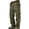 TOFOTL Pantaloni Uomo Invernali Tattici Laterali Sovrapantaloni Sci Officina Larghi Tasche Moda Edilizia Casual Bodybuilding Invernale Sportivi Neve Montagna Caccia Cargo Uomo 5XL