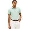 Tommy Hilfiger Uomo Maglietta Polo Maniche Corte 1985 Slim Fit, Verde (Crushed Mint), S