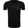Emporio Armani Maglietta Uomo 110810 CC716, T-Shirt Manica Corta, Girocollo, Veste Aderente (Nero, M)