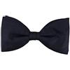 TigerTie Papillon - navy, papillon di seta - vero Moiré Effekt