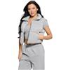 GUESS Giacca da donna Chris Sleeveless Puffer Crop, Grigio cielo, L