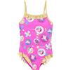 Peppa Pig Costume da Bagno per Ragazze, Costume da Bagno Intero per Bambina, Taglie 3 ai 6 Anni (IT, età, 6 Anni, Regular, Rosa)