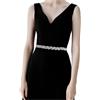 LOVSSU Cintura Da Sposa Cinture di cristallo for gioielli da donna, cinture da sposa, catene for la vita con strass raffinati Per Sposa