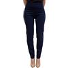 Carla Ferroni Pantalone in viscosa elasticizzato comodo tinta unita primaverile Art 16020
