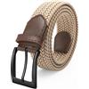 FAIRWIN Cinture a cricchetto per uomo Casual Nylon Web Belt Cinture da golf per uomo Abito regolabile Cinture da uomo per Jeans Pantaloncini