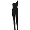 KOEMCY Jumpsuit Donna Monospalla Tutina Aderente Tuta Estiva Elegante Completo Lungo Sportivo Tuta Intera Pantaloni Body Tutine per Festa Casual Uscire Sera