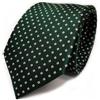 TigerTie Cravatta di design in seta a pois - Larghezza cravatta 8 cm