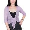 Mimosa Donna Coprispalle Bolero Uncinetto Pizzo Elasticizzato Bolero Cardigan Aperto