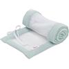 babybay Paracolpi a nido d'ape, in rete, adatto per modello Boxspring XXL, colore: blu