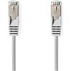 Nedis Cavo Cat 6a | SF/UTP | RJ45 (8P8C) maschio | RJ45 (8P8C) maschio | Tondo | PVC | Etichetta 2.00 m Grigio