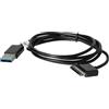 vhbw CAVO USB compatibile con ASUS EEE Pad Transformer TF101, TF300, TF201, TF700, TF700T, Slider SL101, Prime TF201, TF101G, TF300T, TF300TG etc.