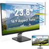 SOPPY Pellicola protettiva per schermo da 23,8 16:9, compatibile con monitor Samsung, Dell, Acer, HP, Asus, (larghezza x altezza 528 x altezza 297 mm), anti-UV, filtro per la protezione degli occhi