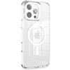 N NEWTOP Cover CV39 Compatibile Apple iPhone 14 Plus, Custodia Case TPU Rigida e Bordi Morbidi Retro Trasparente Ricarica Wireless Hard Case Posteriore Anti Urto Pulsanti Coperti Cornice (Bianco)
