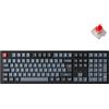 Keychron K10 Pro Tastiera Meccanica 100% AZERTY, Bluetooth 5.1 e Cavo USB-C, Compatibile QMK/Via, Retroilluminazione RGB, Batteria da 4000 mAh, Tastiera Gamer Wireless per Mac e Windows, Switch Rosso
