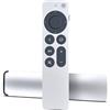 Snrigw Telecomando di ricambio per Apple TV 1 2 3 4 5 generazione, per Apple TV 4K (non funzione vocale)