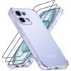 YUXING Cover Trasparente per Honor Magic7 Pro con 2 Pellicole