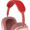 TOLUOHU Cuscino per archetto per Apple AirPods Max, lavabile, in morbido silicone antipolvere, accessori per cuffie Airpods Max, compatibile con baldacchino a rete a maglia (rosso)