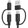 BASESAILOR iPad Mini 7 Cavo di Ricarica Multifunzione USB C 4-in-1 da 1M