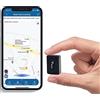 Zeerkeer Micro Gps Tracker Spia con Magnete Localizzatore GPS in Tempo Reale Satellitare Tracciatore di Posizione GPS Tracker Portatile con Geo-fence Alarm e App Gratuita per Auto Moto Bambini TK913/1500mAh