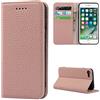 Cavor Cover Compatibile con iPhone 7/8/SE 2020/SE 2022 Cover con Cordino,Flip Vera Pelle Portafoglio Custodia in Pelle,[4 Porta Carte][Magnetico] Custodia Libro - Rosa