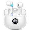 Drsaec Cuffie Bluetooth, 2026 Nuovo Auricolari Bluetooth 6D Stereo Cuffie Wireless In Ear con 4 ENC Mic, 40Ore Cuffie Senza Fili Cancellazione Rumore Cuffiette Sport Earbuds IP7 Impermeabili Headphones