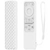 Generic Custodia protettiva in silicone per telecomando Samsung BP59-00149, supporto per telecomando Smart TV Copertura della pelle Manicotto della pelle del silicone anti-scivolo e anti-polvere (Bianco)