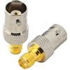 Boobrie 2 connettori SMA femmina a BNC femmina adattatore per radio SDR Ham Baofeng UV 5R UV82 V-5r5 radio bidirezionale