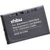 vhbw batteria compatibile con Blackberry Bold 9030, 9220, 9780, 9000, 9700 smartphone cellulare PDA notepad tablet (1500mAh, 3,7V, Li-Ion)