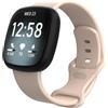 Lonkenn Cinturino per Fitbit Versa 4/Versa 3/Sense 2/Sense, Silicone Morbido Cinturini, Cinturino di Ricambio Traspirante, Regolabile Sportiva Cinturini, Rosa