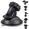 Generico Car Mounted Suction Cup For Driving Recorder With 5 Adapters 360 Degree Rotation Car Dash Cam Mount Bracket