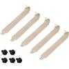 Tsophreniq 5Pcs 12cm Copertura in Metallo per Case del Computer Slot PCI Posteriori per Entrare e Proteggere Alloggiamento Interno Hardware Computer Blocker Slot