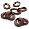 Okuli 8 x Gommini Auricolari in Silicone Ricambio per Samsung Galaxy Buds Live Auricolari Cuffie in Marrone