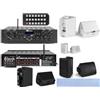Prostore Italy IMPIANTO AUDIO FILODIFFUSIONE CON REGOLAZIONE VOLUME SEPARATO 4 ZONE BLUETOOTH, RADIO FM,TELECOMANDO,H (CON 6 CASSE)
