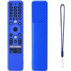 ZYWUOY Custodia in silicone che si illumina al buio con design antiscivolo, lavabile, protettiva per Thomson TV con colori luminosi resistente alle cadute (blu)