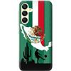 Innovedesire Mexico Football Soccer Map Flag Case Cover Custodia per Samsung Galaxy A25 5G