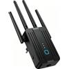 LQIESDD Adattatore USB WLAN per PC, chiavetta Internet 1300 Mbps, USB 3.0 Dual Band 2,4 GHz/5 GHz, adattatore WiFi PC con 2 antenne.